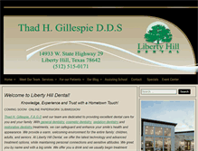 Tablet Screenshot of libertyhilldental.com